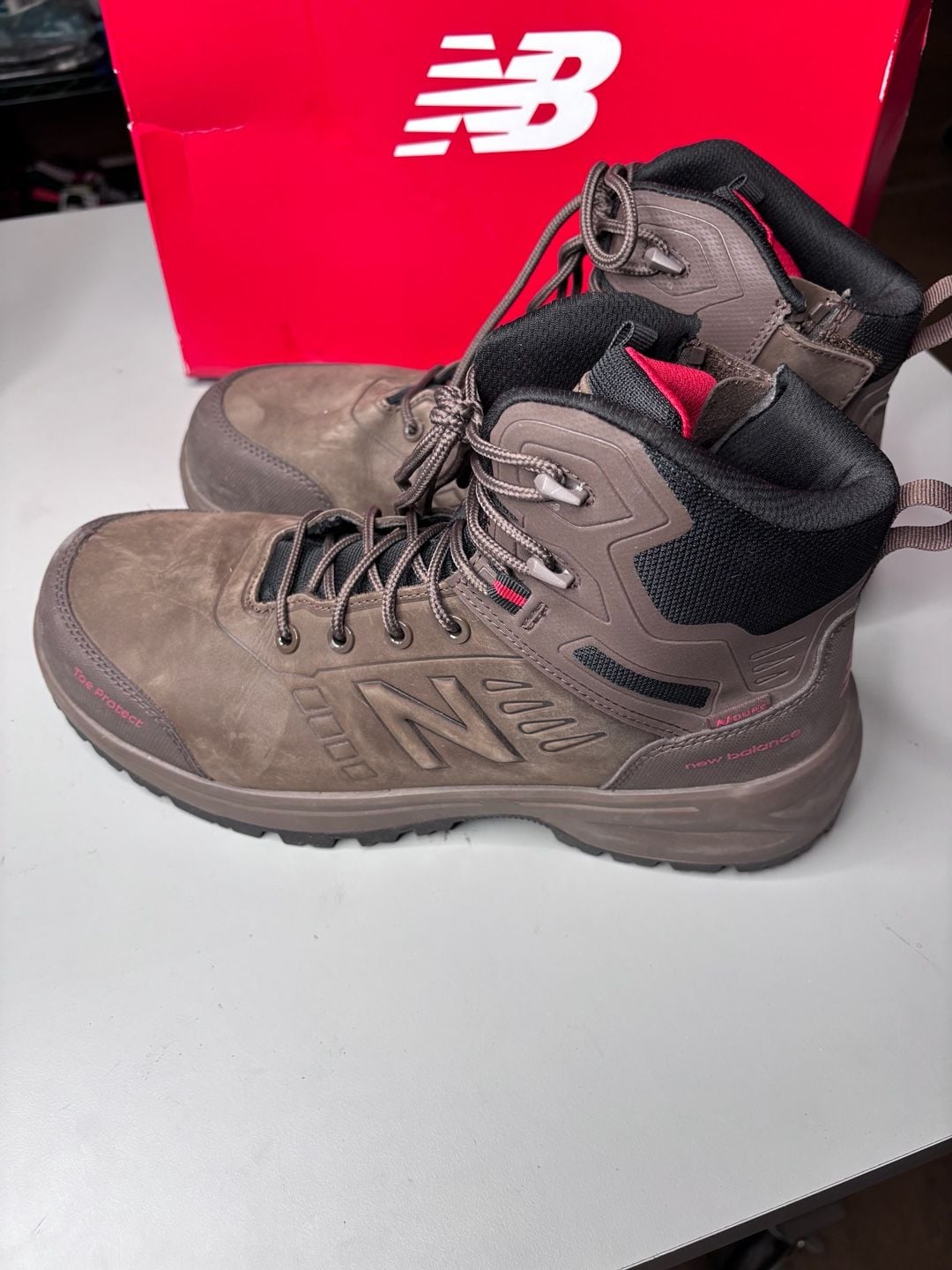 Men's New Balance Work Calibre Composite Zip Boots Electrical Hazard Size12